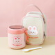 Qianliyuan Dragon Boat Festival gift practical small gift customized breakfast cup company event prizes give employee welfare souvenirs Girl + Girl stickers + insulation bag 530ml