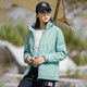 
Western Camel VANCAMEL plus velvet windbreaker for men and women casual short jacket thickened work jacket soft shell mountaineering suit warm single layer jacket winter 9930S matcha green-woman [solid color] 2XL