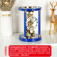 Hermle Clocks赫姆勒时钟客厅卧室座钟创意时尚摆件个性艺术转台装饰机械钟 MT002-BL0791