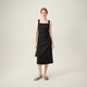 Fan Silan Temperamento francés Diseño de moda Vestido sin mangas para mujeres en el verano 2024 Nuevo 24fs12128 Temperamento Black M