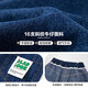 Zuoxi Boys Denim Shorts Pants enfants 2025 Nouveau pantalon d'été à cinq points Couleur de denim foncé 130