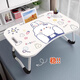 Zhuobo bed computer table folding table bed table desk student dormitory study table CZ01 round leg card slot cup holder