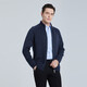 Sweater de lana Shanshan Menores Autumnia e Invierno Comercio Cálido Caliente Cobrese Sweater Stand Collar Cardigan Chaqueta para hombres Autumn Suit 90 Gray D647HS07 [Tecnología anti-pilas] M (170/88a)