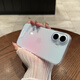Mifushi Smudge Blush is suitable for Apple 16 mobile phone case new matte iPhone 16 promax transparent silicone 15pro gradient 14 premium 13 simple 12 protective case pink blush iPhone 16
