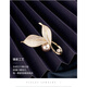 SNQP official quality Swarovski leaf brooch suit brooch for Valentine’s Day gift to girlfriend 9841-design leaf brooch