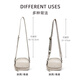 Calwan Keodh Crossbody Bag Damenbag 2025 Neue Frühlings- und Sommer-echtes Leder kleiner runde Tasche One-Shoulder-Freizeitgeburtstagsgeschenk für Freundin und Frau [schöne] leichte Luxus-Mode-vielseitige Crossbody-Tasche Praktische und herzzerreißende Mädchen Freundin