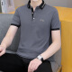 CAIDEN KETCH男装品牌短袖polo衫t 恤男士2025夏季新款商务休闲百搭透气上衣服 黑色679 XL （建议126-140斤）