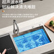 Diemei x5+ enlarged 550 sink dishwasher sink integrated fully automatic home embedded installation-free small washing wok large capacity sterilization and drying washable fruits and vegetables X5+ dishwasher gun gray right side dishwasher