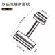 Beijingjie double-headed roller rolling pin stainless steel labor-saving dumpling wrapper one-hand solid wood roller dough pressing tool thickened large T-shaped stainless steel rolling pin