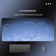 Gradient color mouse pads with large size computer desk pads customized office keyboard pads for men and women mouse pads ZZ-3895 line gradient series tight lock edge 1000x500mm x 4mm