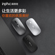 INPHIC M1PRO wireless Bluetooth three-mode mouse rechargeable office light mouse power display laptop universal Bluetooth 5.0 metallic gray