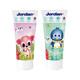 Le dentifrice importé de la Jordanie, le dentifrice pour nourrissons et les enfants, sûr et anti-fluor, empêchent la carie dentaire, la saveur des fruits, le dentifrice, 0-5 ans, la fraise et la saveur de vanille (couleur aléatoire)