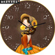 Montres, horloges murales, montres de salon de célébrités Internet à domicile, horloges murales de nouveau style, à la mode, à grande valeur, horloges en quartz sans trou, 6636 cerfs, 12 pouces (30 cm) en verre incurvé