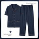 BSTB [extra large size] 7XL super large cotton trousers half-sleeved pajamas for men summer fat man plus fat plus size 300 Jin [Jin equals 0.5 kg] fat black HD12004 short-sleeved trousers suit 4XL150-180 Jin [Jin equals 0.5 kg]