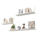Shuaili punch-free wall shelf wall rack guest restaurant wall-mounted bookshelf one-word partition three-piece set SL8411