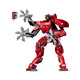 Zhangao (JUMPGO) Pacific Rim Mecha K Box Assembly Building Block Model Saber Athena Storm Red Dangerous Wanderer Genuine K Box Storm Red 698 Particles