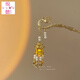 Miande palace style palace lantern hairpin for women, national trend metal phoenix hairpin, national style walking luminous lantern hairpin, Hanfu headdress, crested palace lantern tassel hairpin