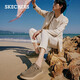 
Skechers men's shoes summer one-foot canvas shoes business commuting casual soft sole shoes 66387