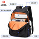 
SWISSMILITARY Swiss Army Knife Backpack Men's Business High-end Computer Bag Leisure Commuting Large Capacity School Bag Travel Backpack Black [Back Honeycomb Board] Large size 15.6 inches 30*19*47cm