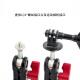 MAXCAM is suitable for DJI Action 4/3 Lingmou 2 sports camera gopro12109 automotive aluminum alloy suction cup PRO glass fixed micro single off-road bracket strap accessories