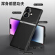 mlnew苹果16Plus手机壳苹果iPhone16Plus保护壳A3291时尚创意手机套防摔保护套防滑金属镜头防污防手汗 【睿智黑】配全屏全透明高清钢化膜