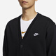 Nike (Nike) Jacke für Männer 2025 Frühlings- und Herbst Neue Strick-Strickwinkel V-Neck Pullover Casual Jacket Top FN3899-010 Schwarz XL