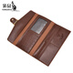 Känguru (Kangaroo) Echtes Leder 2024 Neue Mode Frauen Brieftasche vielseitige Multifunktions-Retro-Münzbrieftasche Long Coin Wallet Women's Khaki
