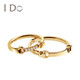 I Do series 18K gold diamond ring, engagement ring, wedding ring, Valentine's Day gift, gift for girlfriend and wife, customized men's ring 18K gold/16/22/<7.99