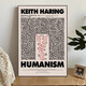 Huaixue Keith Haring Pop Style Résumé Graffiti Peinture décorative Niche chambre à coucher de chambre à coucher peinture de peinture de peinture à la gueule