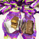 Shifangyi Russian Purple Candy Original Imported Snacks Chocolate Candy KDV Purple Candy Chinese New Year Candy Purple Candy 500g (about 70 pieces)