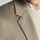 Angel Bird Pure Wool Suit (Top) Light Formal Men's Slim Suit Single Fork EBB233731U Light Apricot 50A