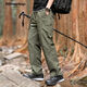 MMOPTOP outdoor workwear assault pants autumn and winter men's loose breathable street sports casual pants 2409 military green 2XL