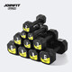 JOINFIT rubber-coated dumbbell men's home fitness arm muscle strength women's shaping arm muscle fitness equipment 6kg/single