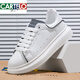 Katile Crocodile McQueeen zapatos negros gruesos zapatos de papá de papá para hombres zapatos de tablero de mesa altos en alto