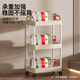 Yupin trolley storage rack kitchen bedroom floor-standing multi-layer snack baby products storage rack dormitory ZW52 four-story