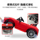 WORK BABY Masha children's electric car can sit on a remote control car for adults, a child can drive a stroller toy car, four-wheel electric double version + red dual drive + remote control + soft seat + remote control