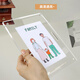 HQY Acrylic Creative Magnetic Photo Frame Setup Polaroid Photo Frame Postcard Small Card Display Rack Transparent Display Frame Rounded Corners Universal Vertical 6-inch Magnet Built-in 10.2*15.2cm