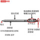 Lenovo original stylus YOGA720 730 C740 920 notebook drawing pen MIIX510/520 tablet writing and drawing 4096 pressure-sensitive active stylus magnetic metal stylus (with Bluetooth) gray black X1 YOGA/X1 Hermit