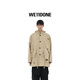 
WE11DONE neutral men and women same style old hooded parka coat coat khaki S