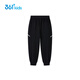 361 Children's Clothing Children's fleece trousers season boys 3-14 years old windproof warm pants black 160