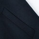 Hongdu wool jacket for men loose business formal wear rabbit fur liner detachable thickened warm middle-aged men's jacket Zanglan JT6219-1 185/100A