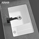 
AOSADI under counter basin with washboard integrated washing tank ceramic washbasin double row balcony washing basin hand basin laundry sink laundry sink 6065+ drain accessories (695*465*225mm) double drain under counter washbasin