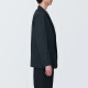 无印良品 MUJI 男式 便携 夹克 男士外套春季款男装 西装小西服AD0VAA4S 黑色 L (175/100A)