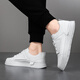 
Changxiang Huili shoes men's spring and summer casual sports men's shoes men's sports board shoes soft sole lightweight and versatile flat sole classic white shoes YJ-1105 white 41