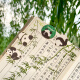 三年二班 可爱熊猫金属书签学生文具文创礼品毕业礼物送老师节日礼物儿童礼物生日礼物奖品