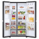 
LG [National Subsidy 15%] Refrigerator large-capacity cross-fold four-door ultra-thin embedded fully automatic ice-making integrated living room household fresh air-cooled frost-free frequency conversion and energy saving [large-capacity 655 liter double door] S651MC16