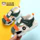 Lala Pig summer new baby soft-soled toddler shoes for boys and girls functional shoes for girls and toddlers sandals 1-3 years old 2-1 dark green size 22 / inner length 14.5cm (suitable for feet about 14.5cm long)