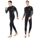 ZCCO1.5MM men's diving suit split long sleeve snorkeling trousers suit warm 3MM cold lock warm winter swimming men's swimsuit men's black and gray [3MM thickened long sleeves one-piece] XXL [175-185CM weight 155-180Jin [Jin equals 0.5 kg]
