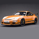 奥图亚（AUTOART）奥拓1:12 保时捷911(997) GT3 RS 汽车模型 合金车模静态跑车收藏 黑色 12116