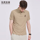 Mark Waffe [Modestickerei] Kurzärärmelte Polo-Hemd für Männer 2025 Sommer Neues Trend Cartoon Muster Casual Top für Männer Khaki 701 l /175